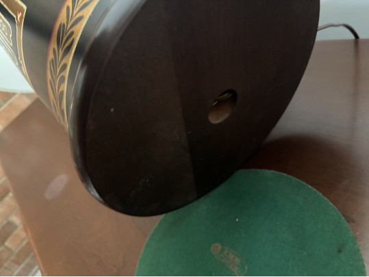 Chinoiserie Tole Tea Caddy Form Table Lamp