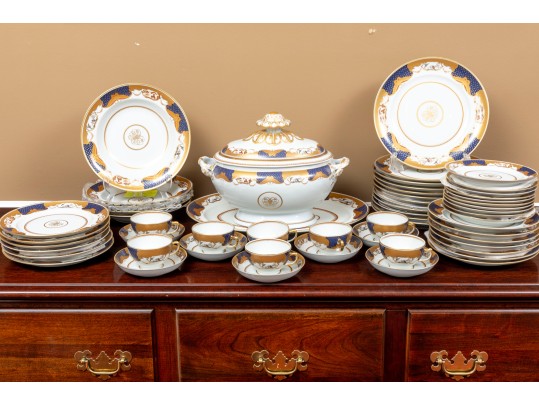 Mottahedeh & Company, NY Golden Butterfly China Set