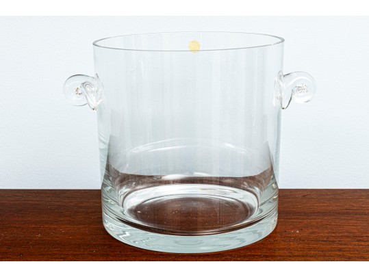 Tiffany & Co. Scroll-Handled Crystal Ice Bucket