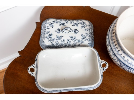 Trio Of Compatible Ceramics, Portuguese Pots And Foley A.F. & Co Ironstone