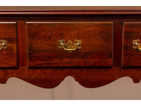Crescent Furniture Cherry Queen Anne Buffet Sideboard