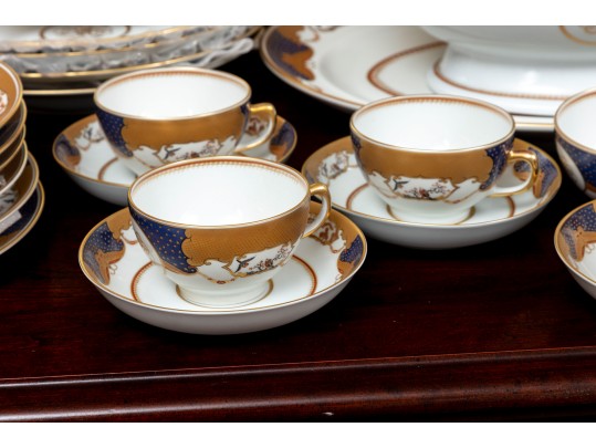 Mottahedeh & Company, NY Golden Butterfly China Set