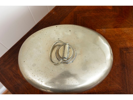 1930's English Brass Bed Warmer