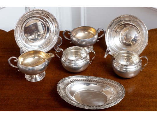 Collection Of Antique Sterling Silver Dishes (Mostly Gorham)