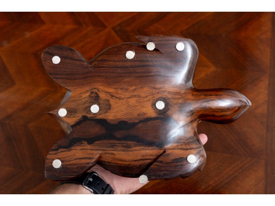 Hand-Carved Ironwood Mesquite Turtle