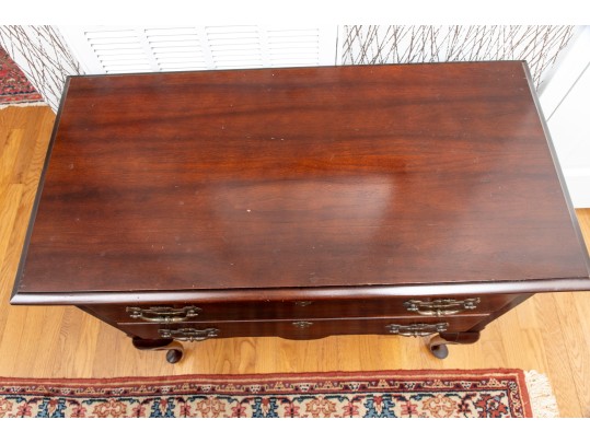 Quality Queen Anne Style Cherry Lowboy