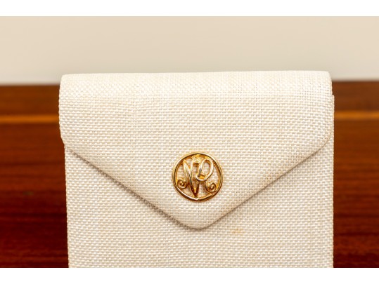 Nina Ricci, Paris, Pochette Evening Bag In Cream 