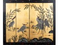 Chinese 4-Panel Coromandel Wall Hanging Screen