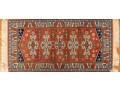 Beautiful Wool Scatter Rug With Geometric Motifs (4'7