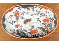 Oriental Kutani-Style Porcelain Oval Dish