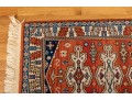 Beautiful Wool Scatter Rug With Geometric Motifs (4'7