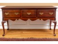 Crescent Furniture Cherry Queen Anne Buffet Sideboard