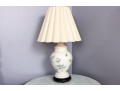 Ceramic Reverse-Painted Ginger Jar Form Table Lamp
