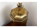 Vintage Chinoiserie Brass Table Lamp