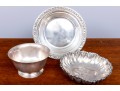 Trio Of Sterling Silver Dishes