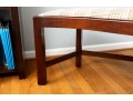 Madison Square Furniture Upholstered Serpentine Bench