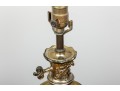French Inspired Brass Floral Table Lamp