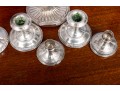 Five Pairs Of Rare Weighted Victorian Style Sterling Candlesticks