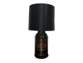 Chinoiserie Tole Tea Caddy Form Table Lamp