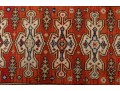Beautiful Wool Scatter Rug With Geometric Motifs (4'7