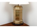 Vintage Chinoiserie Brass Table Lamp