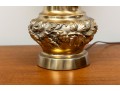 French Inspired Brass Floral Table Lamp