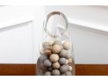 French Antique Clay Stone Marbles