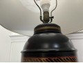 Chinoiserie Tole Tea Caddy Form Table Lamp