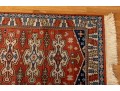 Beautiful Wool Scatter Rug With Geometric Motifs (4'7