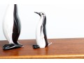 Family Of Three Murano Glass Penguins After Formia Vetri Di