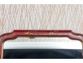 Lane Venture Chinoiserie Painted Red Mirror