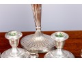 Five Pairs Of Rare Weighted Victorian Style Sterling Candlesticks
