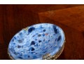 Victorian Blue Art Glass Salt Dishes