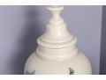 Ceramic Reverse-Painted Ginger Jar Form Table Lamp