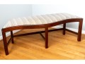 Madison Square Furniture Upholstered Serpentine Bench