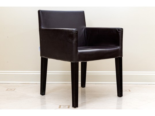 Casa Milano Leatherette Upholstered Armchair