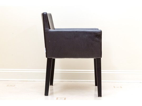 Casa Milano Leatherette Upholstered Armchair