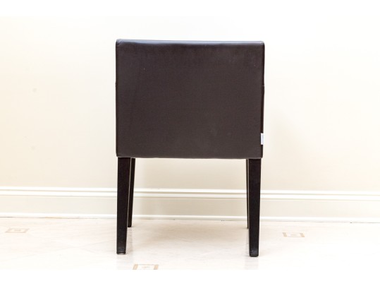 Casa Milano Leatherette Upholstered Armchair