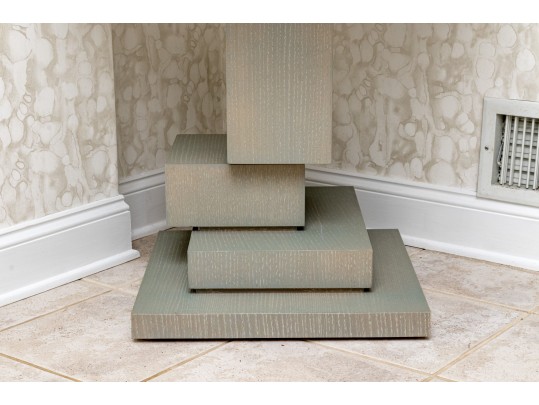 Century Contemporary Accent Pedestal Table