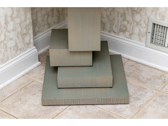 Century Contemporary Accent Pedestal Table