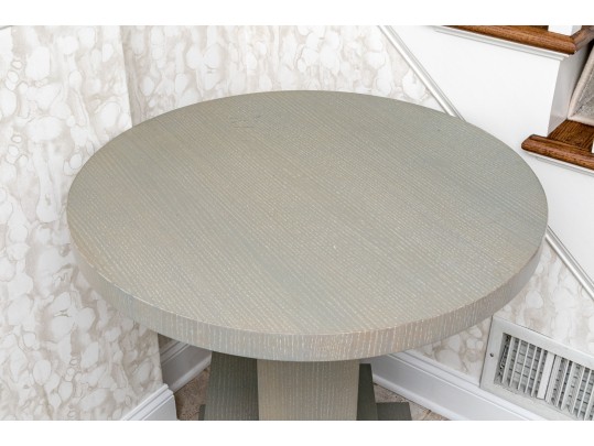 Century Contemporary Accent Pedestal Table
