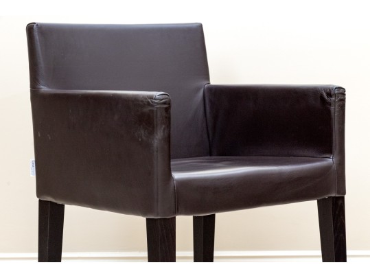 Casa Milano Leatherette Upholstered Armchair