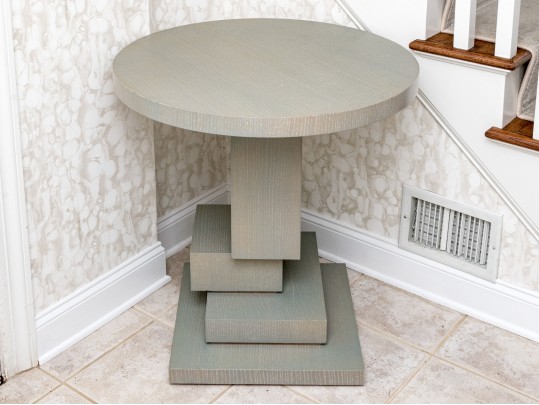 Century Contemporary Accent Pedestal Table