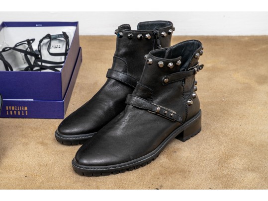 Group Of 11 Pair Of Stuart Weitzman Designer Women's Pre-Owned Footwear - Size 7 1/2 & 8