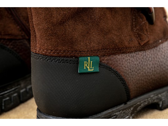 Women's Ralph Lauaren Quintessa Polo Boots - Size 8