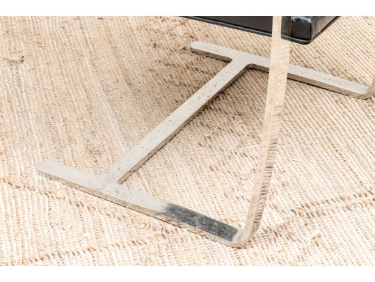 Mid Century Chrome Framed Armchair, Restoration Project