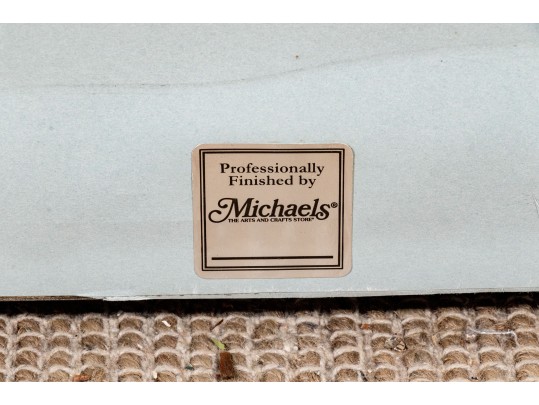 Vintage Parisian Map With Monuments