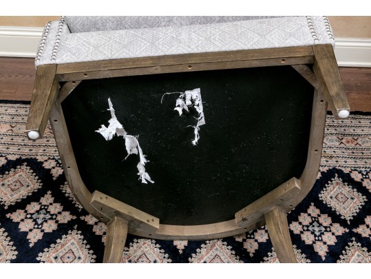 Contemporary Upholstered Wing Chair