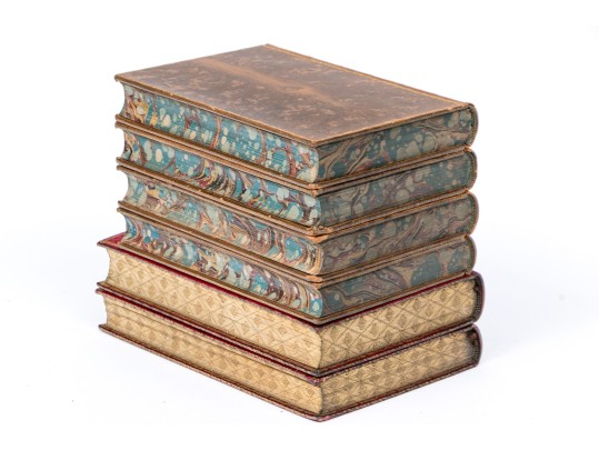 Two Sets Of 19th Century Leatherbound Books