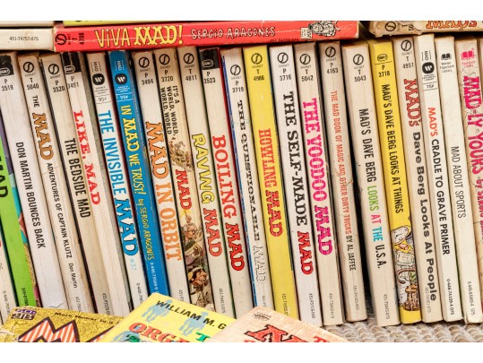 Collection Of Vintage Mad Paperbooks, Approximately 80
